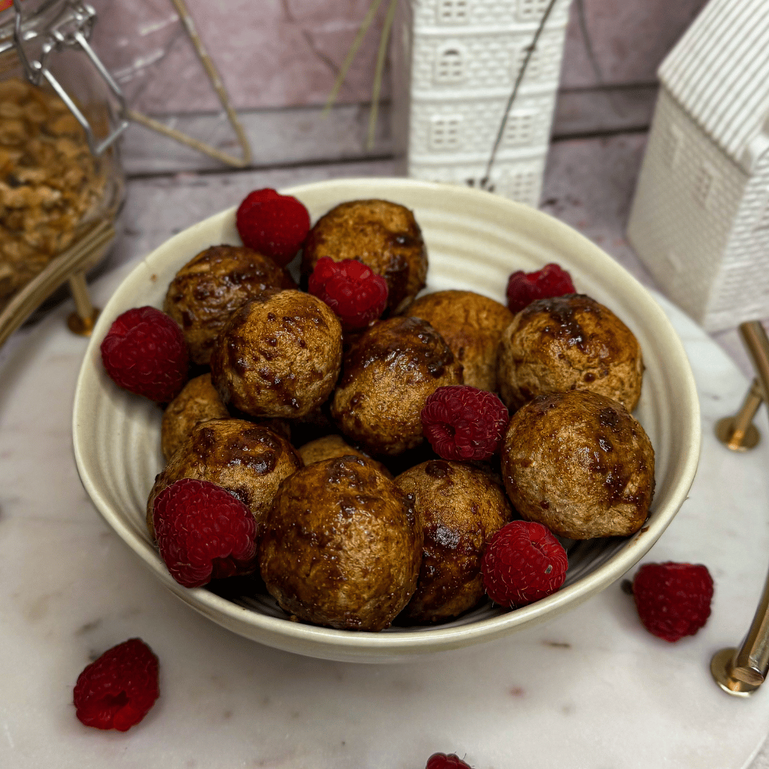 słodkie kuleczki jabłkowe