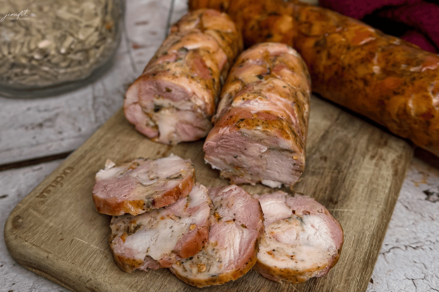 domowa kiełbasa z kurczaka