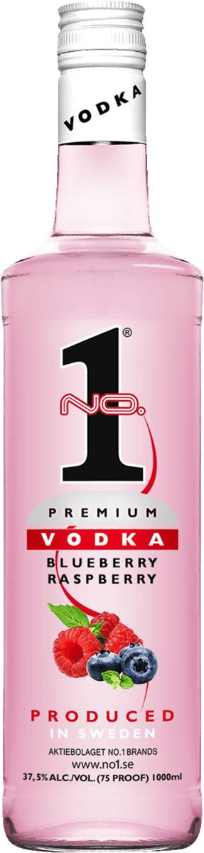 No.1 Premium Vodka Raspberry/Blueberry