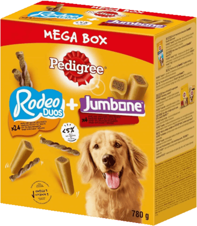 Modelbillede af Pedigree Jumbone & Rodeo 780 g