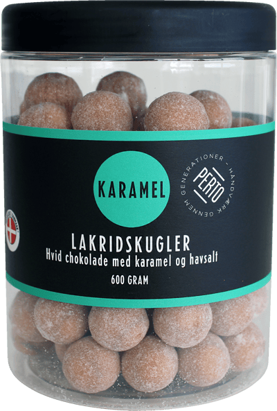 Modelbillede af Lakridskugler Karamel 600g
