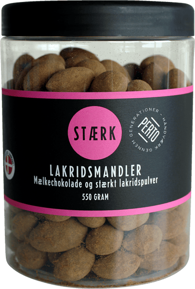 Modellbild av Lakridsmandler Stærk 550g