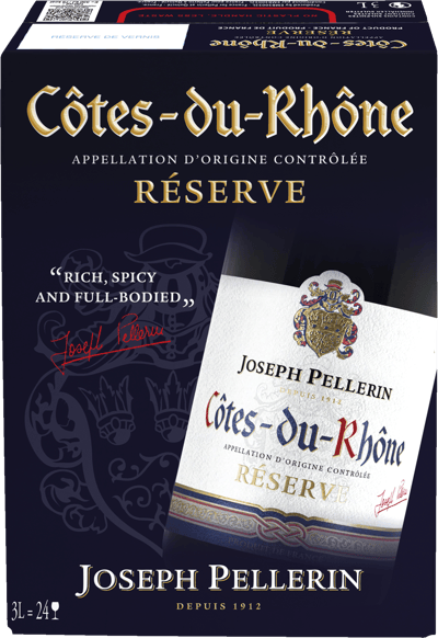 Modelbillede af Joseph Pellerin Côtes du Rhône 3l BIB