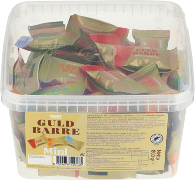 Modelbillede af Toms Guld Barre Mini 800 g.