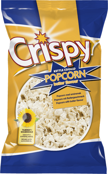 Modelbillede af Popcorn Butter Crispy 90g