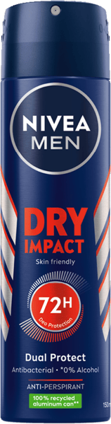 Modellbild av Nivea Deo Dry Impact Spray male 150 ml.