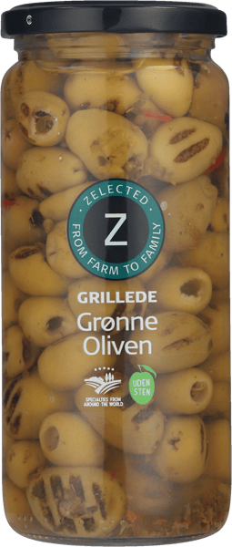 Modelbillede af Grillede Grønne Oliven u. Sten 290/500 g