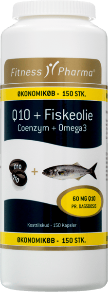 Modelbillede af Fitness Pharma Q10 med fisk 150 stk