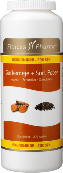 2 ds. Fitness Pharma Gurkemeje + Sort Peber