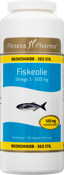 Modelbillede af Fitness Fiskeolie 500mg 360 stk.