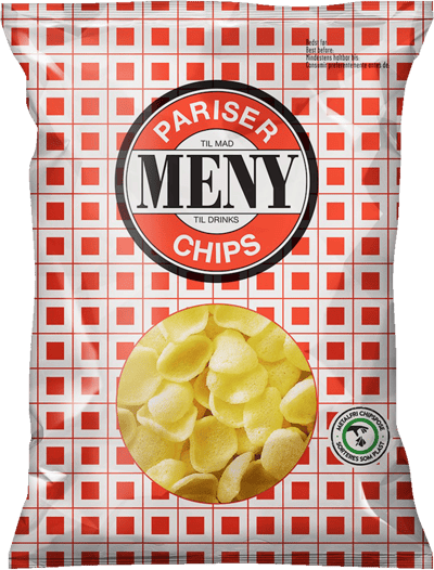 4 ps. Kims Meny Chips 100 g