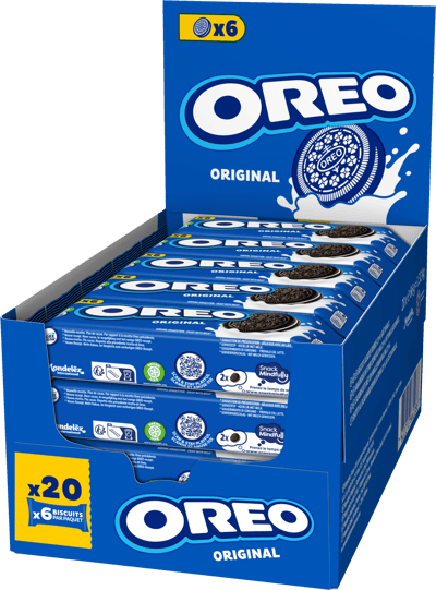 Modellbild av Oreo 66 g.