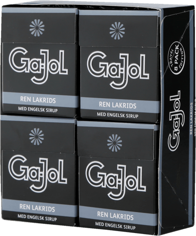 Modelbillede af Ga-Jol Sort Ren Lakrids 8x23 g
