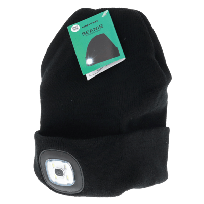 Modelbillede af United BE2229 Beanie Med LED Lys.