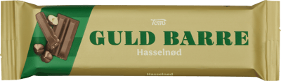 1 stk. Toms Guld Barre Hasselnød 45g