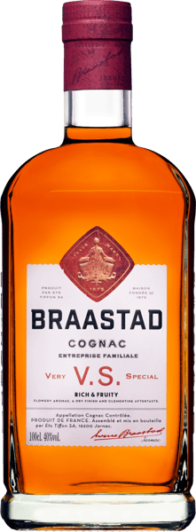 Modelbillede af Braastad Cognac VS 40% 1 l.