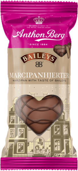 1 pk. Anthon Berg Marcipan Hjerter Baileys 84g