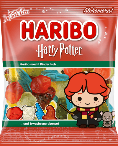 Modellbild av Ron Weasley Haribo 160g