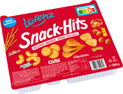 Modelbillede af Snack-Hits Lorenz 280g
