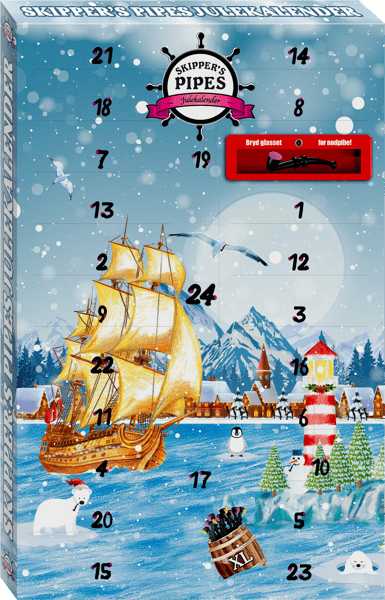Modelbillede af Skipper's Pipes Julekalender 452 g.