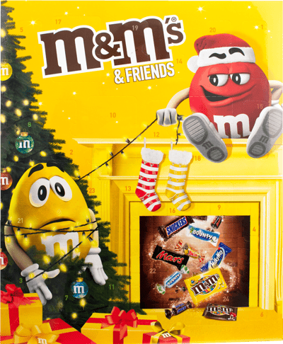 Modelbillede af M&M´s Friends Julekalender 361 g