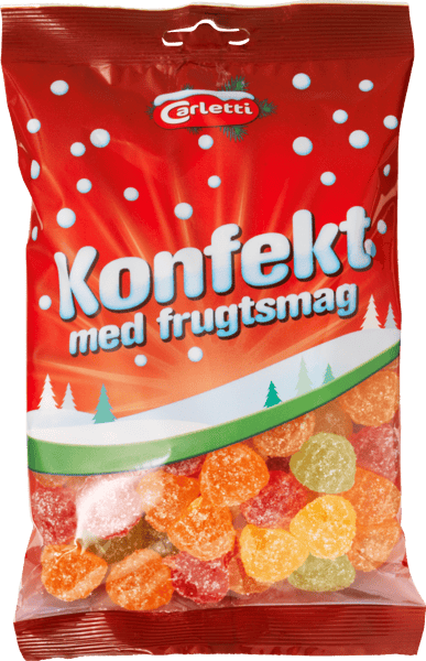 1 ps. Carletti Konfekt frugtsmag 400g