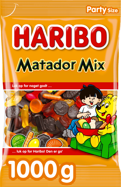 Modelbillede af Haribo 1 kg Matadormix Giga Bag