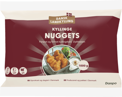 Modellbild av Danpo Chicken Nugget 1 kg