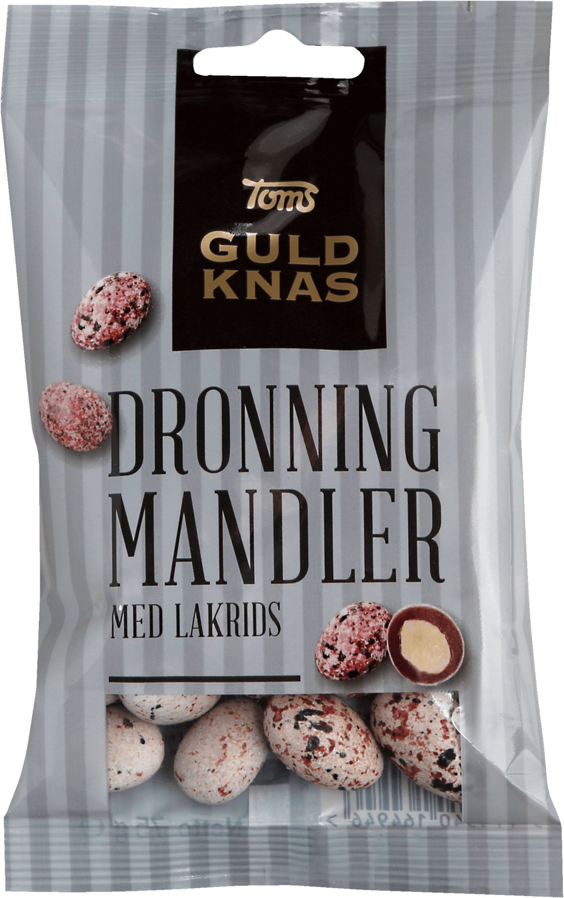 Toms Dronning Mandler Lakrids 75 g.
