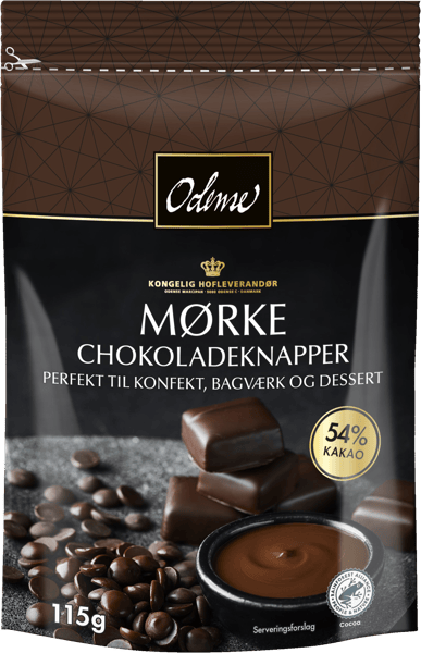 1 ps. Odense Mørk Chokoladeknapper 115g