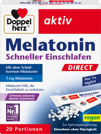 Modelbillede af Melatonin Direct Doppelherz 20stk