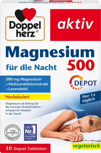 Modelbillede af Magnesium Til Natten Doppelherz 30stk