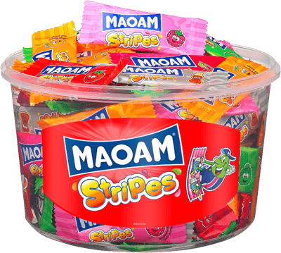 Modelbillede af Mini Stripes Maoam 700g
