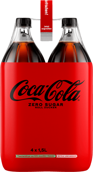 Coca Cola Zero 4 x 1,5 l. PET