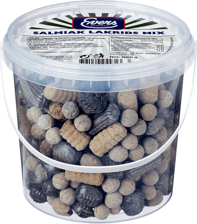 Modelbillede af Salmiak Lakrids Mix Evers 1000g
