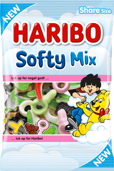 Modelbillede af Haribo Softy Mix 325g