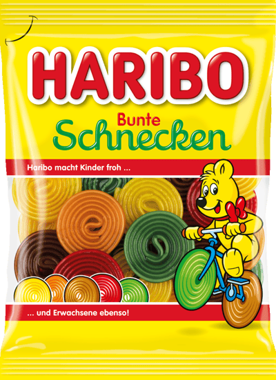 Modelbillede af Haribo Bunte Schnecken 160g DE
