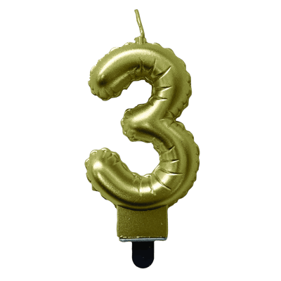 Modelbillede af Kagelys Nr. 3, Guld