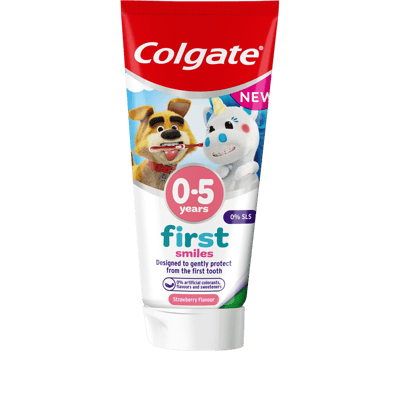 Modelbillede af Colgate Tandpasta First Smiles 0-5 år 50 ml.