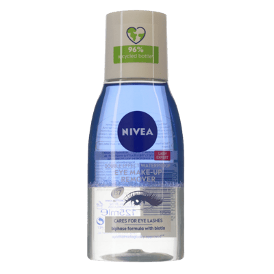 Modelbillede af Nivea Dobbelt Effect Eye Make-up Fjerner 125 ml