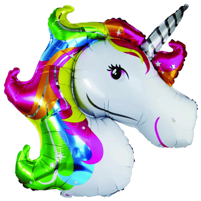Modelbillede af FOILIEBALLON UNICORN 81XH112 CM 1 STK