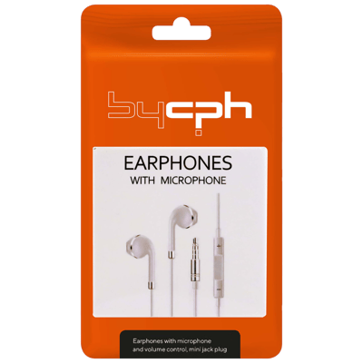 Modelbillede af Leki bycph Earphones w. Mic. - Minijack
