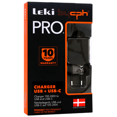 Modelbillede af Leki bycph Pro USB & USB-C Power Adapter