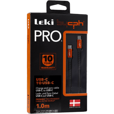 Modelbillede af Leki bycph Pro Cable - USB-C to USB-C 1.0 m