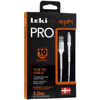 Modelbillede af Leki bycph Pro Cable - USB-C to USB-C 1.0 m