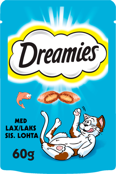 Modelbillede af Dreamies med Laks 60 g
