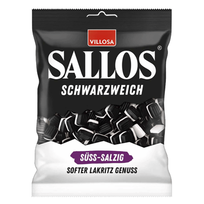 Modelbillede af Sallos Schwarzweich Süß-Salzig 200g