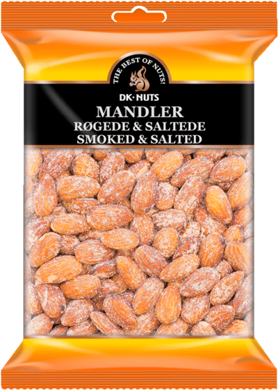Modelbillede af Mandler Luksus Røgede & Saltede 250 g