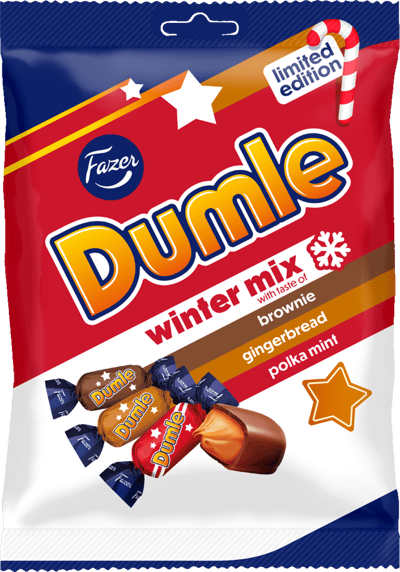 Modelbillede af Fazer Dumle Winter Mix 180g