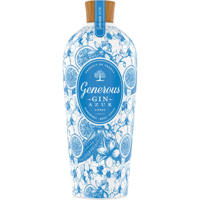 Modelbillede af Generous Azur Gin 40% 0,7l